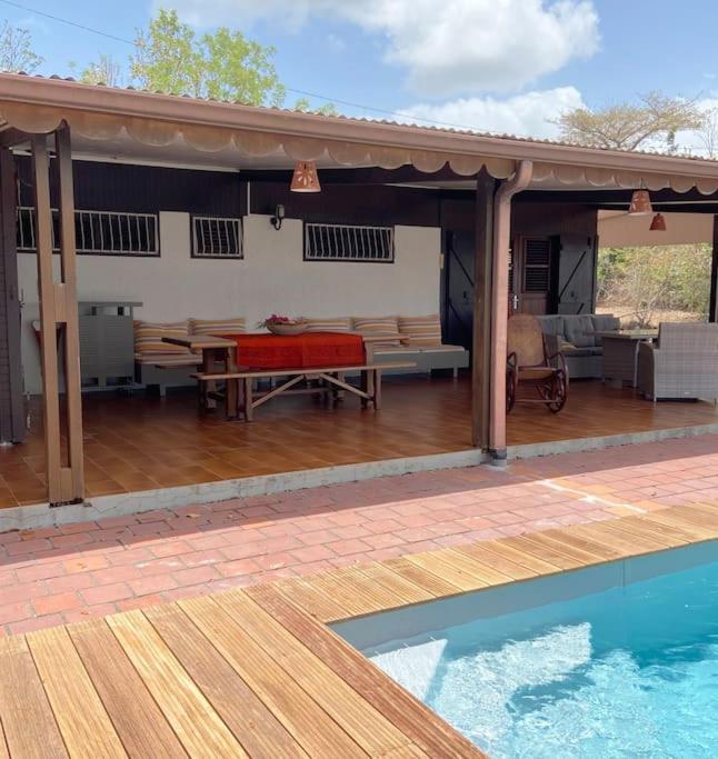 Le Caillou *** Belle Villa, 4 Chambres, Piscine, Vue Mer *** Le Diamant Dış mekan fotoğraf