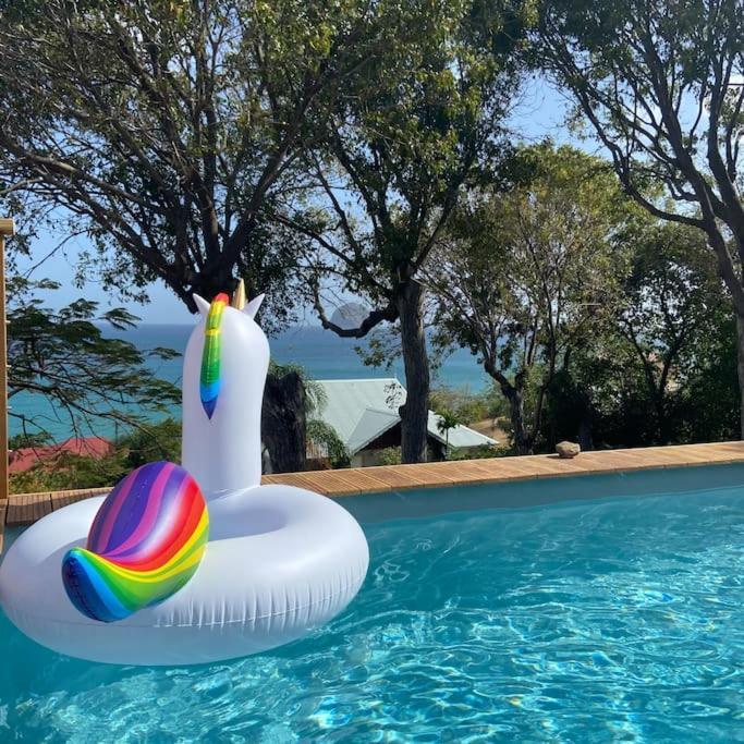 Le Caillou *** Belle Villa, 4 Chambres, Piscine, Vue Mer *** Le Diamant Dış mekan fotoğraf