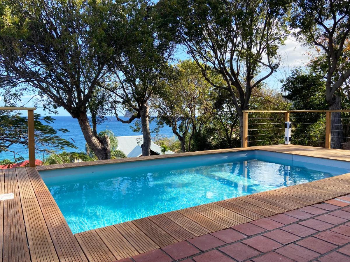 Le Caillou *** Belle Villa, 4 Chambres, Piscine, Vue Mer *** Le Diamant Dış mekan fotoğraf